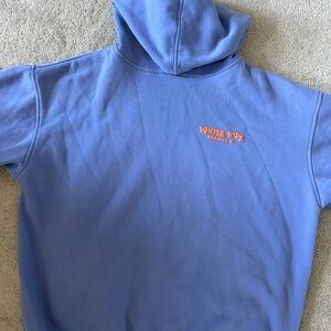 White fox hoodie S/M